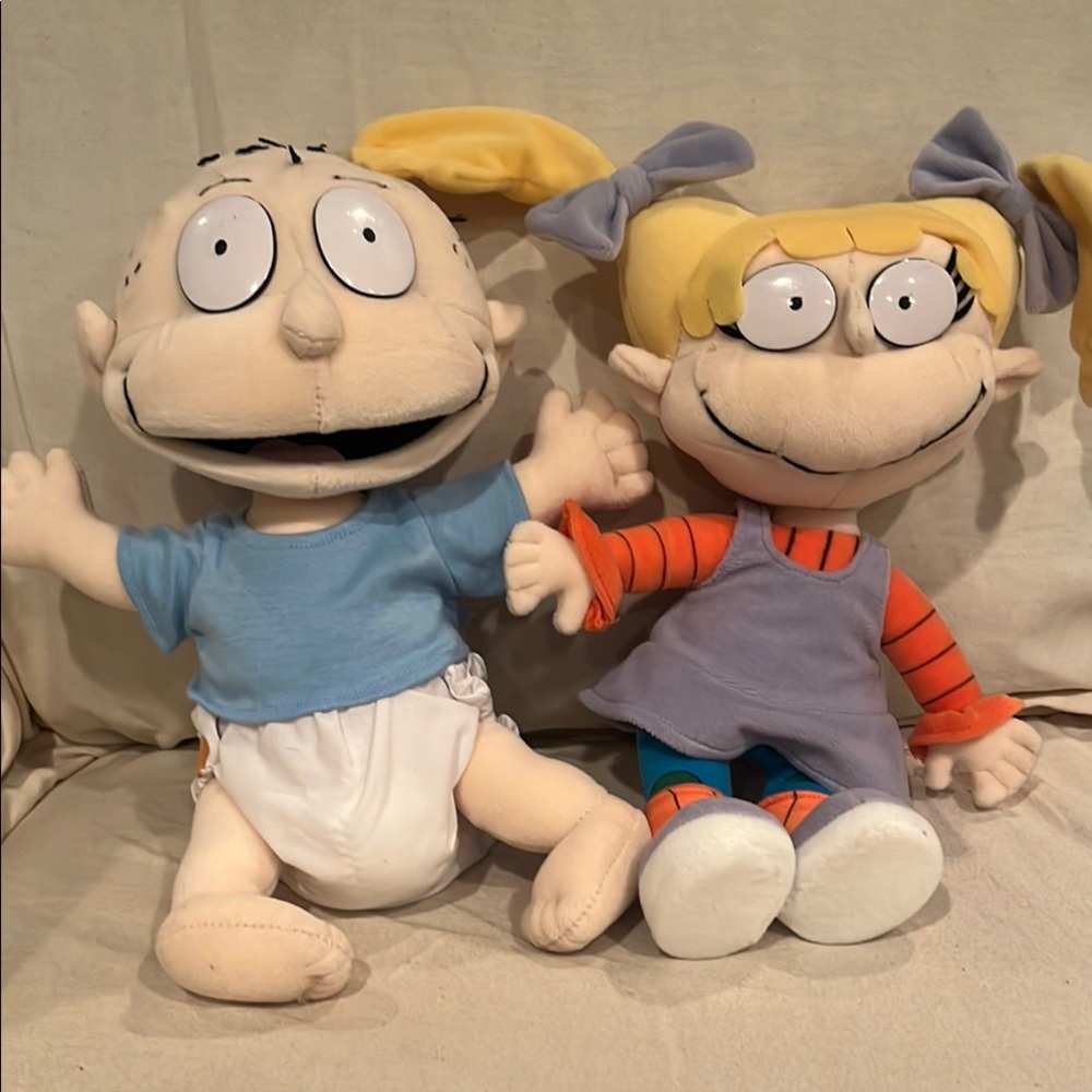Nickelodeon Tommy & Angelica- Rugrats Plush Doll Set